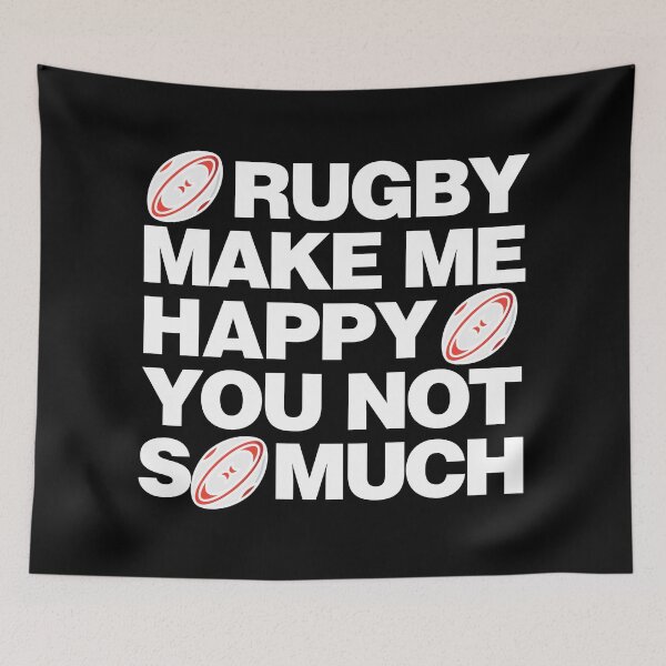 Artikelvorschau, Rugby macht mich glücklich, du liebst Rugby nicht so sehr entworfen und verkauft von elhefe.