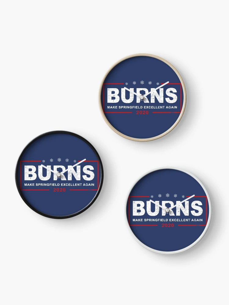 Thumbnail 3 of 4, Clock, Burns 2020 - Make Springfield Excellent Again [Roufxis-Rb] designed and sold by RoufXis.