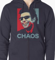 Ian Malcolm 'Chaos' T-Shirt Zipped Hoodie