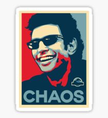 Ian Malcolm 'Chaos' T-Shirt Sticker