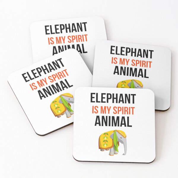 Item preview, Elephant Is My Spirit Animal designed and sold by PinkPandaPress.