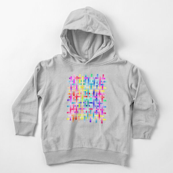 Strips Rainbow Toddler Pullover Hoodie