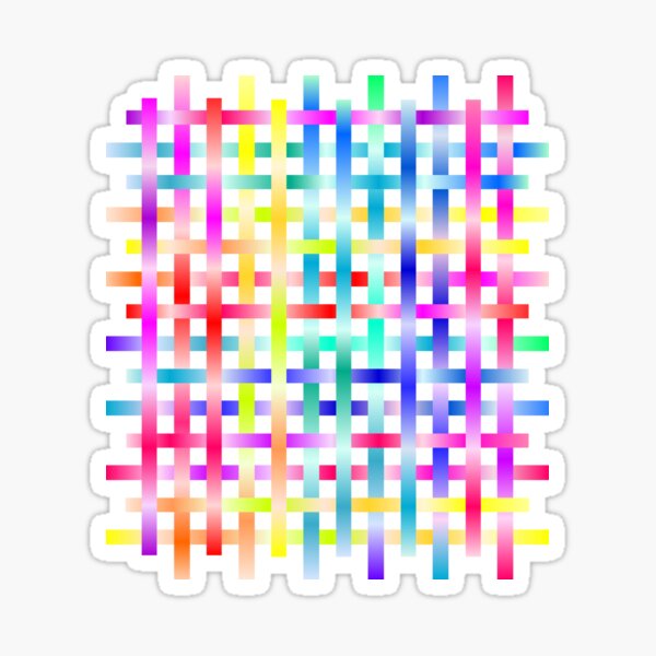Strips Rainbow Sticker