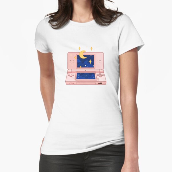 90s Nintendo Ds Pink White T Shirt By Cutetoday Redbubble