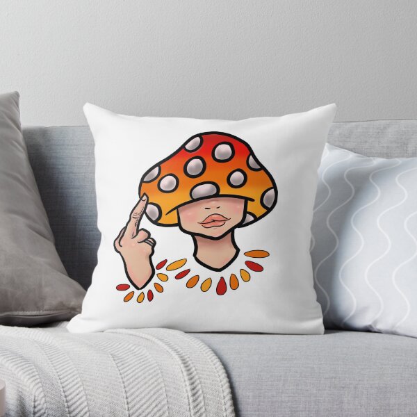 fungitude Throw Pillow