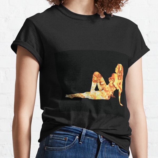 Female Fill In Fire Play 2 Classic T-Shirt