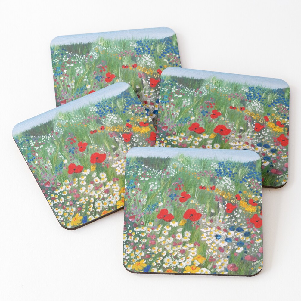 Floral Treasures Coasters (Set of 4)