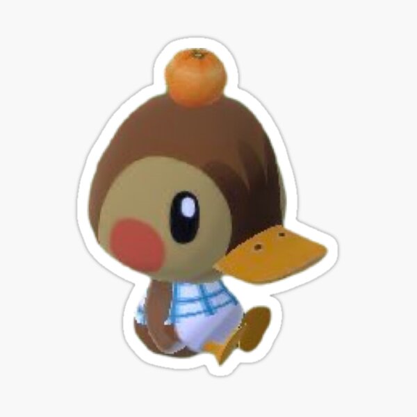 Animal Crossing Duck Sticker