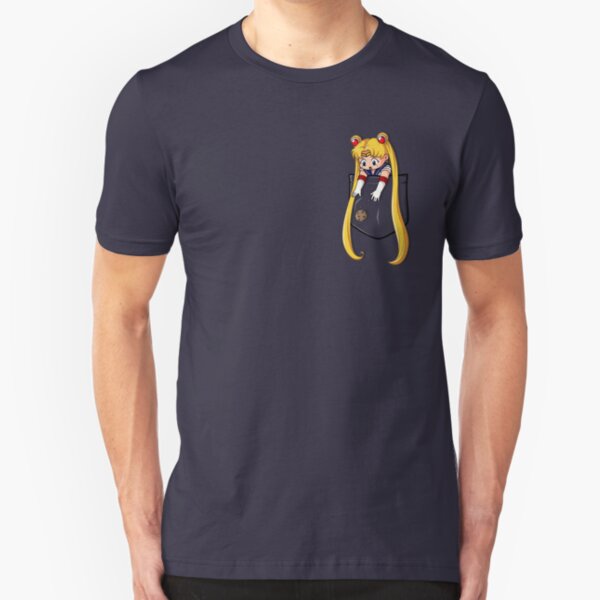 Little Pocket Moon Slim Fit T-Shirt