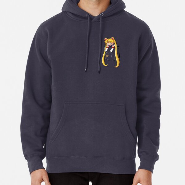 Kleiner Taschenmond Hoodie