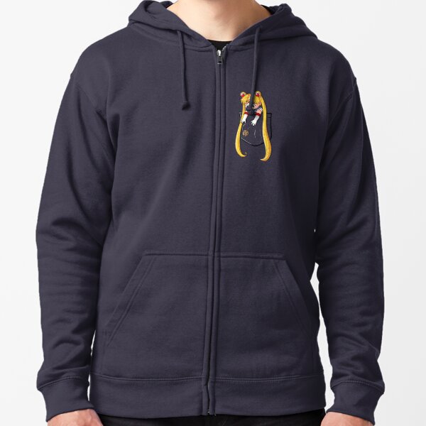 Petite poche de lune Veste zippée à capuche