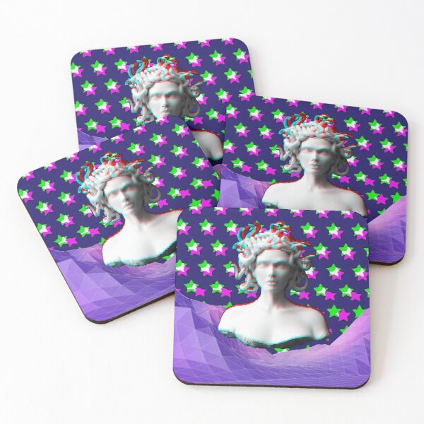 Item preview, Vaporwave Medusa  designed and sold by Ki_Designs.
