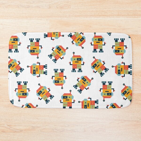Item preview, Happy Robot Pattern designed and sold by Daisy Beatrice.