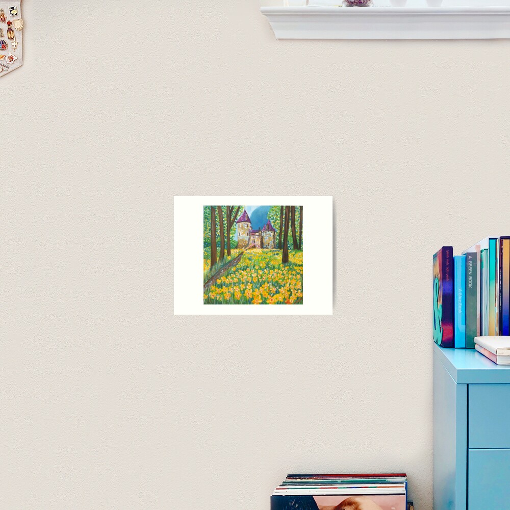 Castell Coch in the Spring Art Print