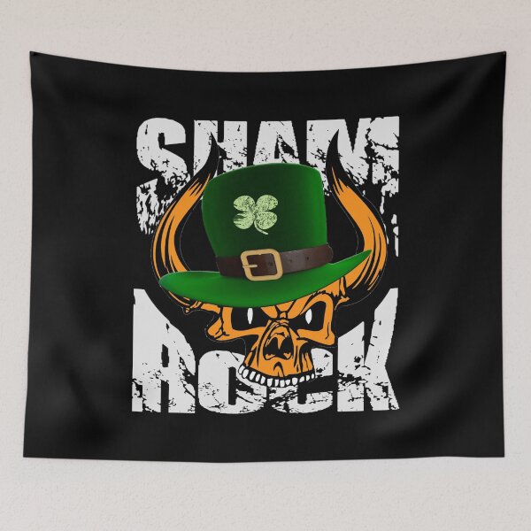 Item preview, Cool Irish ShamRock | Irish Skull | Dark Apparel designed and sold by PureCreations.