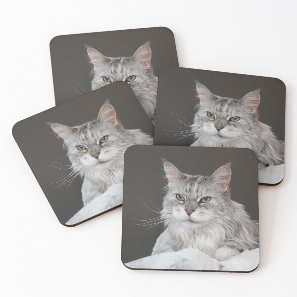 Item preview, pretty maine coon cat designed and sold by cuisinecat2.