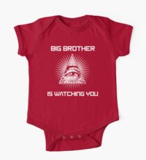 Großer Bruder passt Sie Illuminati Auge T-Shirt auf Baby Body Kurzarm