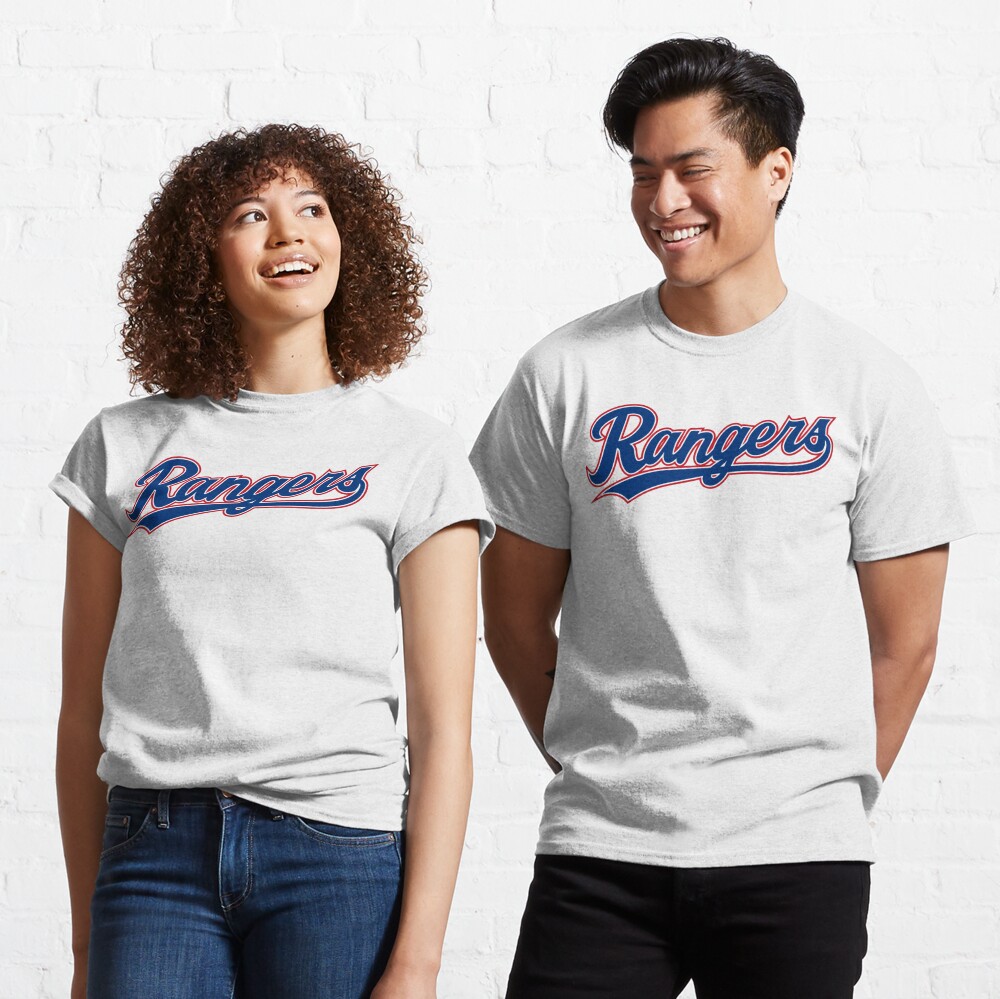 NWT 47 Brand Texas Rangers Womens Size S Logo Tee Baseball T Shirt