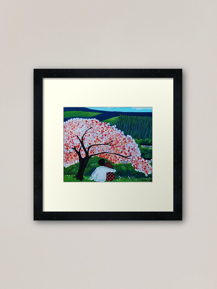 Alternate view of Cwtch close Framed Art Print