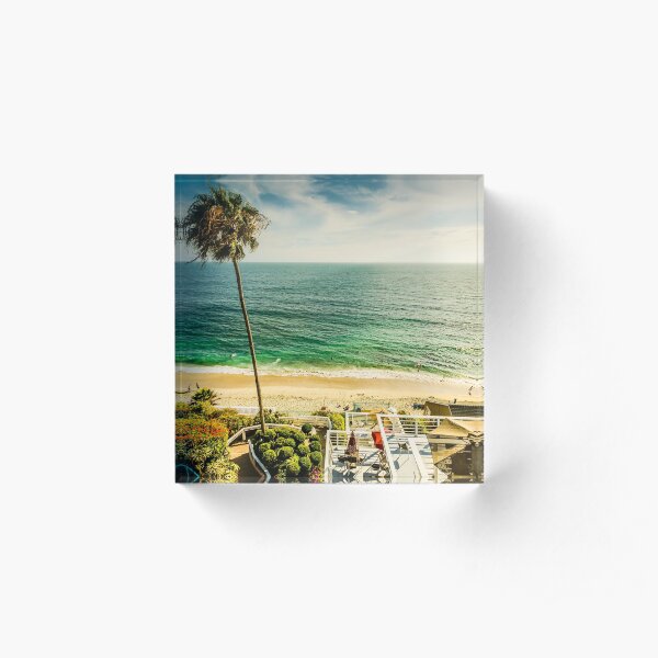 Fun Summer Laguna Beach 5530 Acrylic Block
