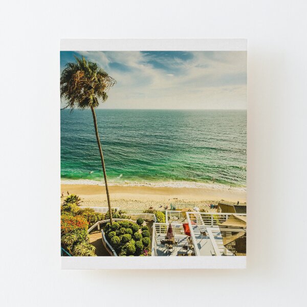 Fun Summer Laguna Beach 5530 Wood Mounted Print