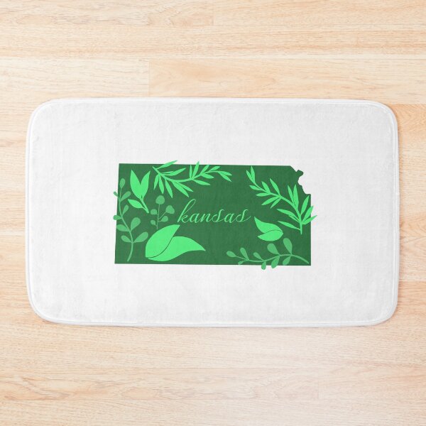 Item preview, Green Leaves Forest Garden State of Kansas white background designed and sold by Ella's  Doodles And Designs.