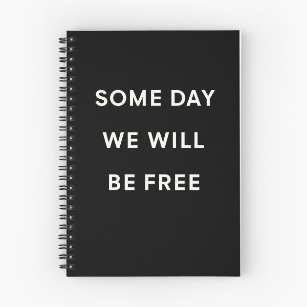 Item preview, SOME DAY WE WILL BE FREE (offwhite) designed and sold by JennieCarolina.