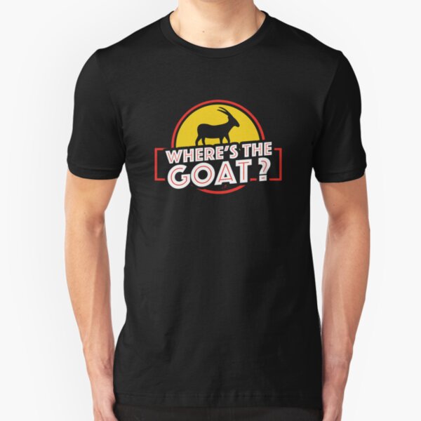 Jurassic Park - Where's The Goat? Slim Fit T-Shirt