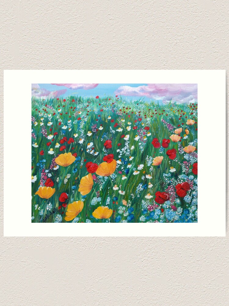 Alternate view of Meadow of love Art Print