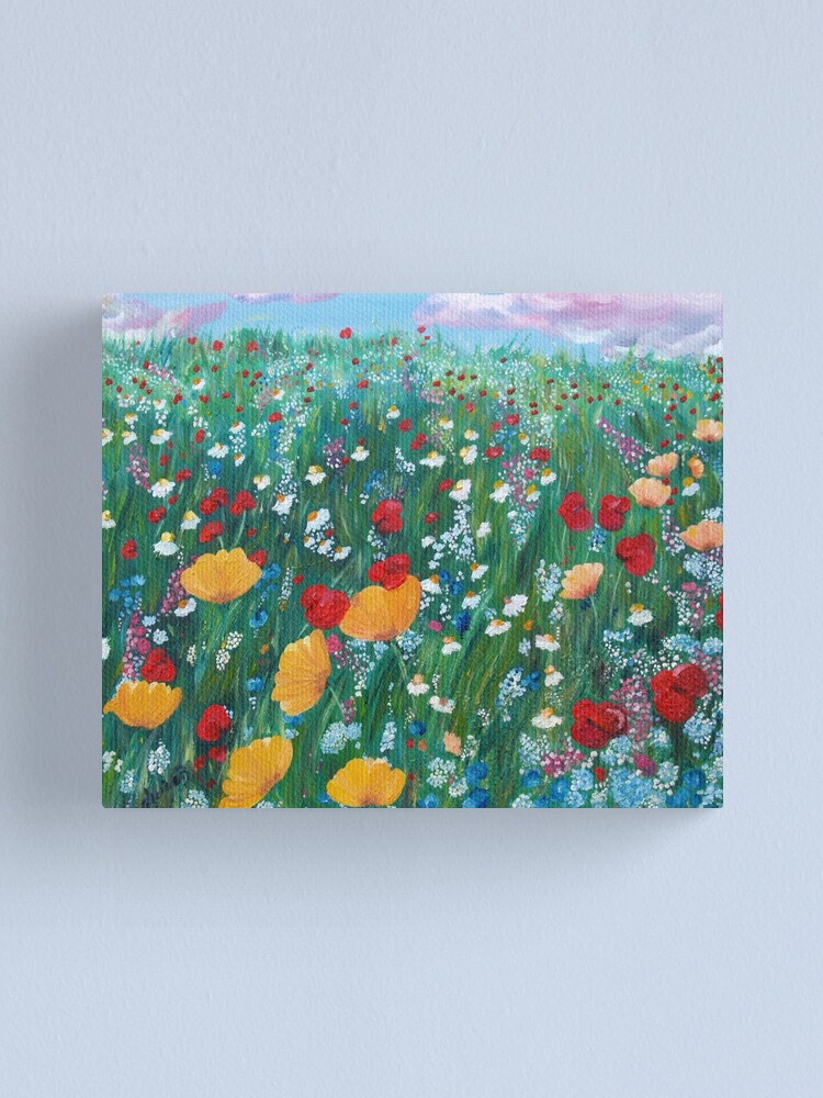 Alternate view of Meadow of love Canvas Print