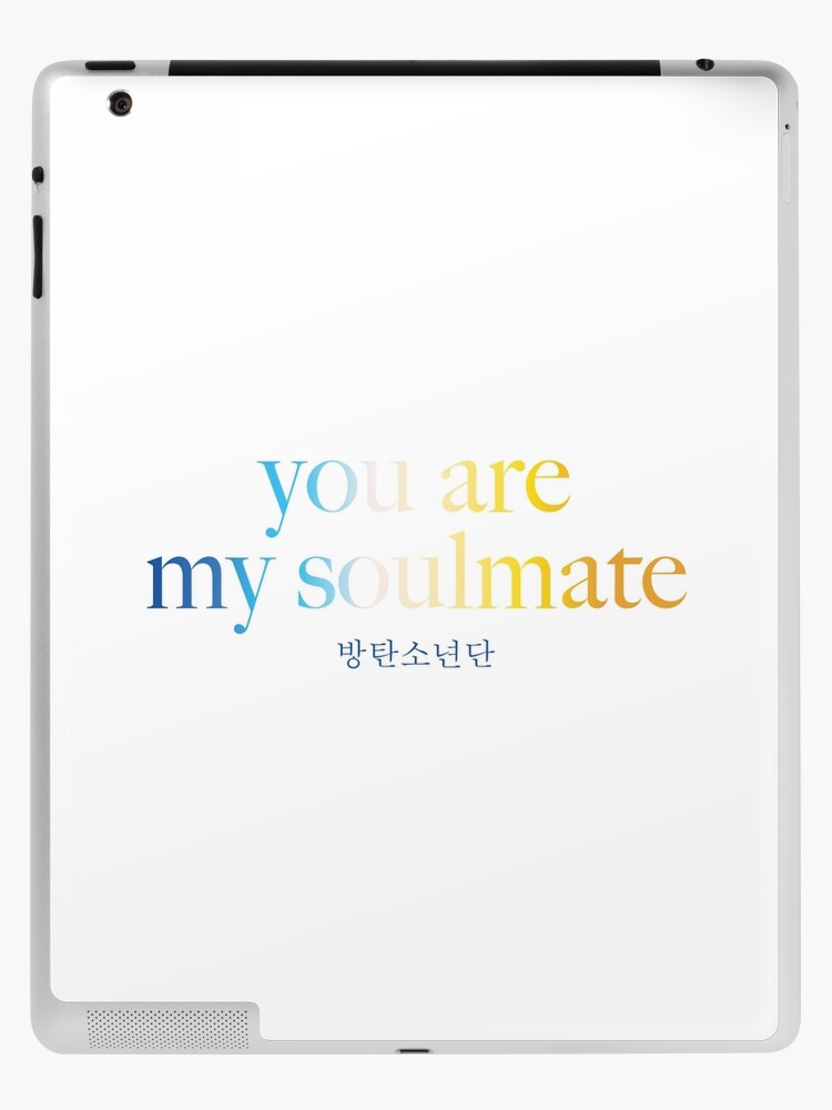 Bts Friends Map Of The Soul 7 You Are My Soulmate Ipad Case Skin By Ehelmick Redbubble