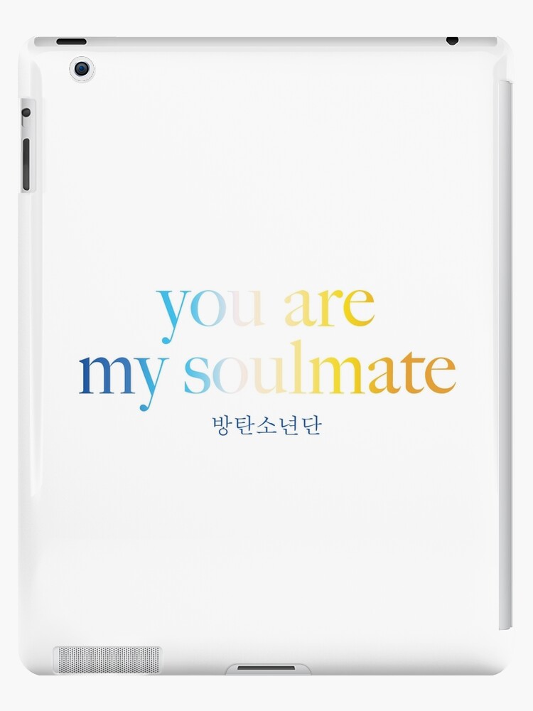 Bts Friends Map Of The Soul 7 You Are My Soulmate Ipad Case Skin By Ehelmick Redbubble