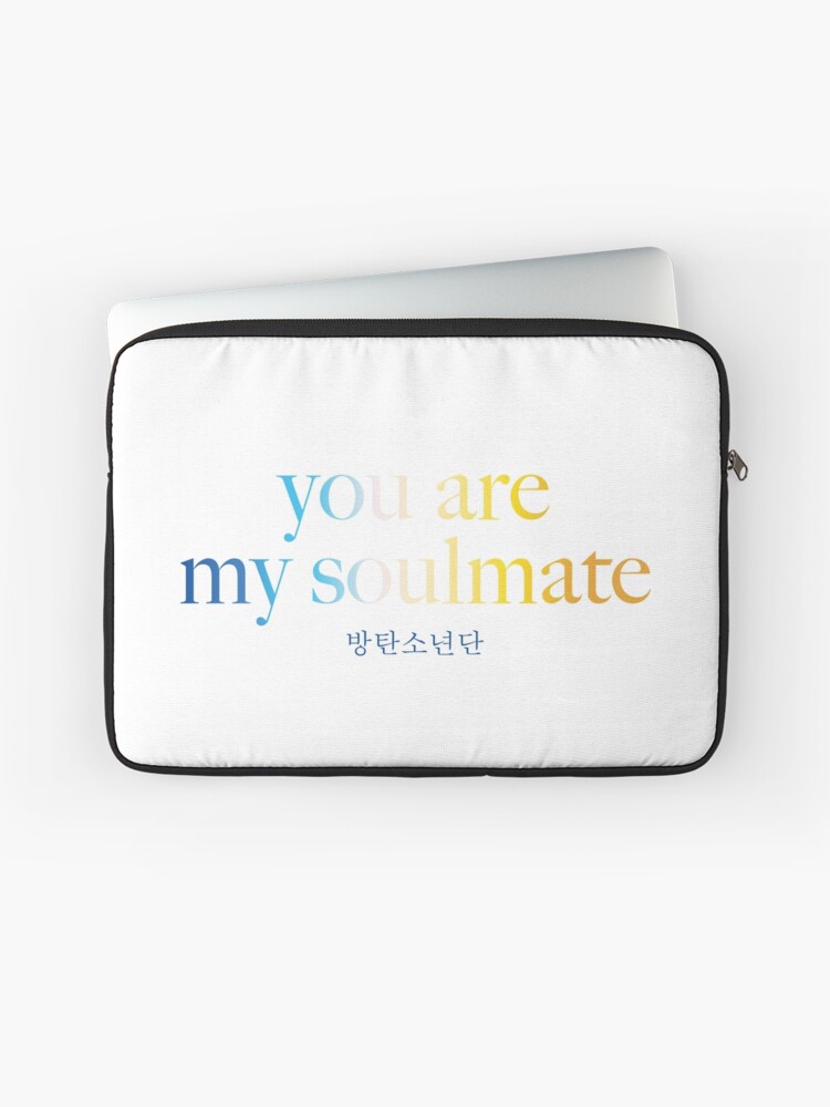 Bts Friends Map Of The Soul 7 You Are My Soulmate Laptop Sleeve By Ehelmick Redbubble