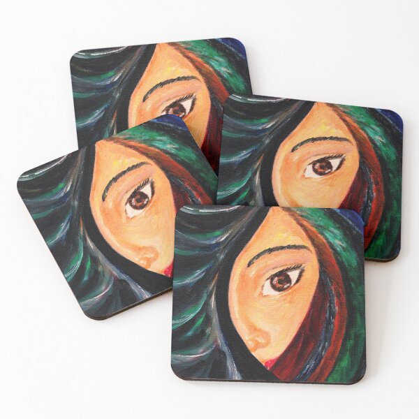 Item preview, Woman Eye Painting Acrilic designed and sold by leeloolook.