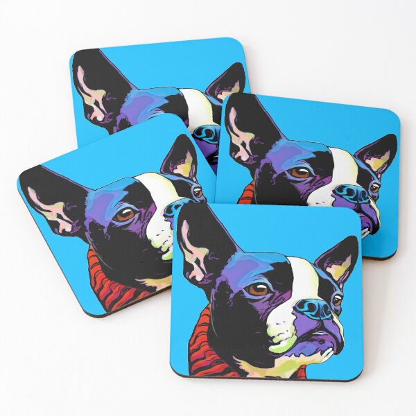 Item preview, Boston Terrier Pop Art designed and sold by PaintEtchDesign.