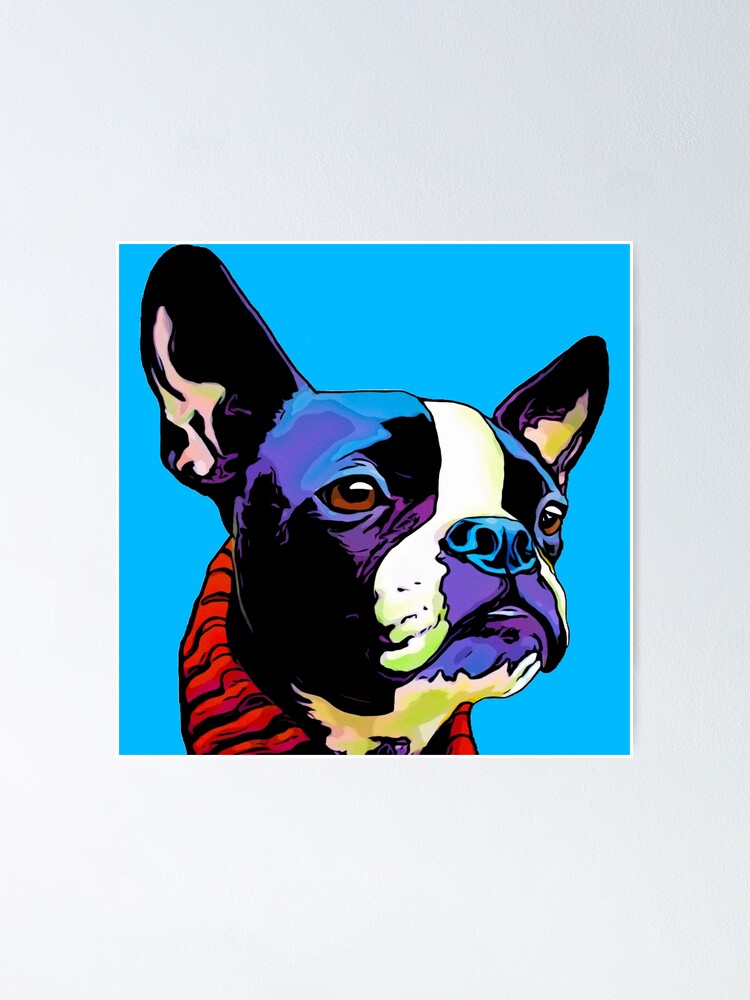 Boston Terrier Pop Art\