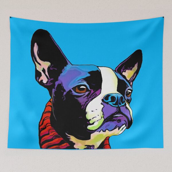 Item preview, Boston Terrier Pop Art designed and sold by PaintEtchDesign.