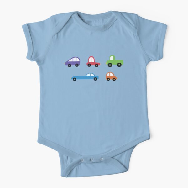 tiny cars Short Sleeve Baby One-Piece