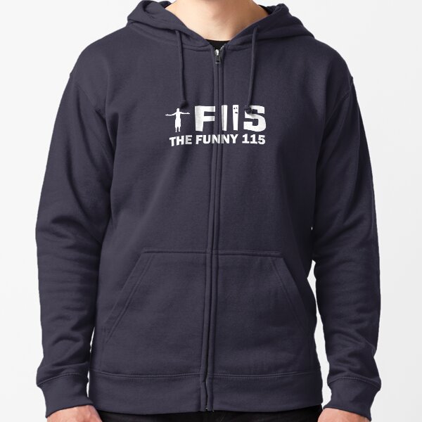 The Funny 115 - Full Size Zipped Hoodie