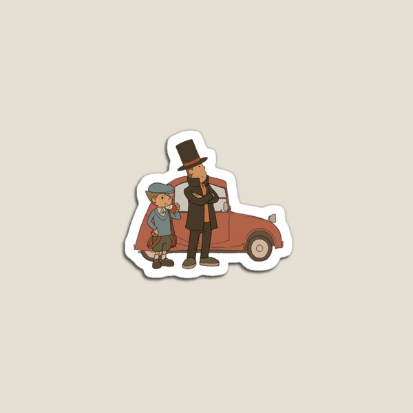 Layton, Luke and the Laytonmobile Magnet