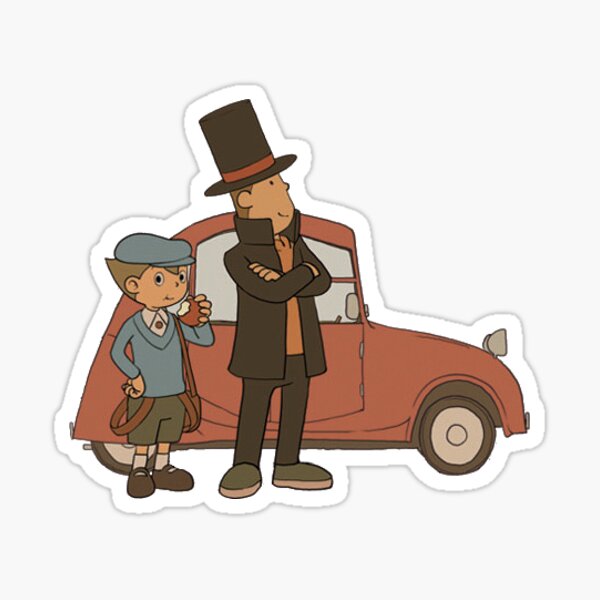 Item preview, Layton, Luke and the Laytonmobile designed and sold by Ebee3.
