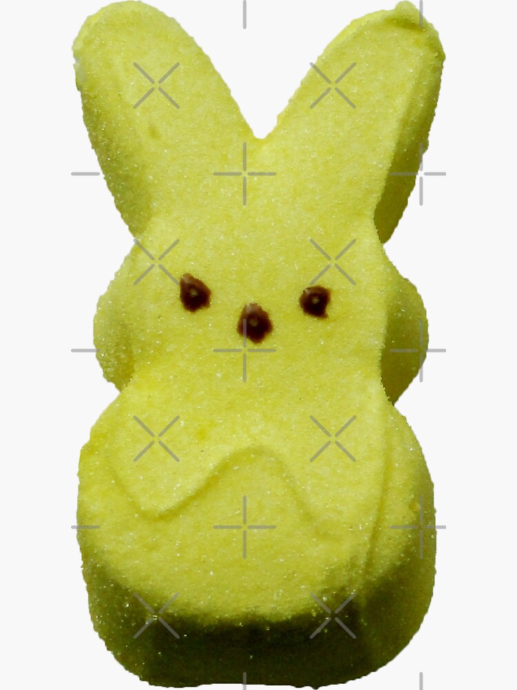 Peeps Yellow Marshmallow-Scented Peeps Bunny Plush, (15)