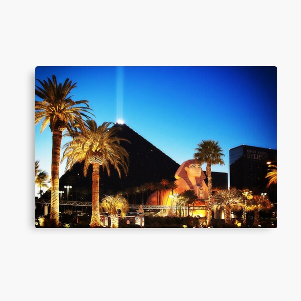 Luxor Pyramid And Sphinx Of Giza, Las Vegas Canvas Print