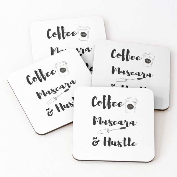 Item preview, Coffee Mascara and Hustle Chic Entrepreneur Women designed and sold by Laurelbdesigns.
