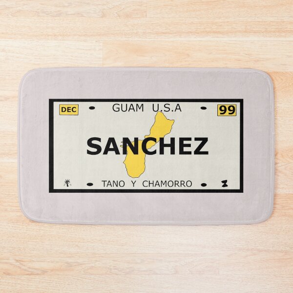 Item preview, Guam Vanity Plate "SANCHEZ" designed and sold by joeymesa70.