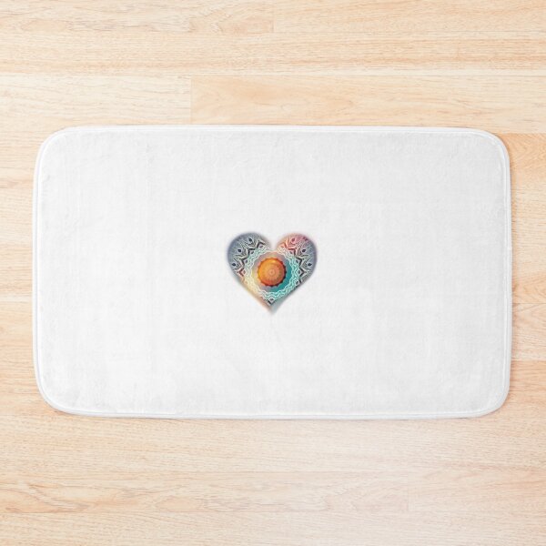 Item preview, Peaceful Light Mandala Heart designed and sold by Michell Rosenthal.