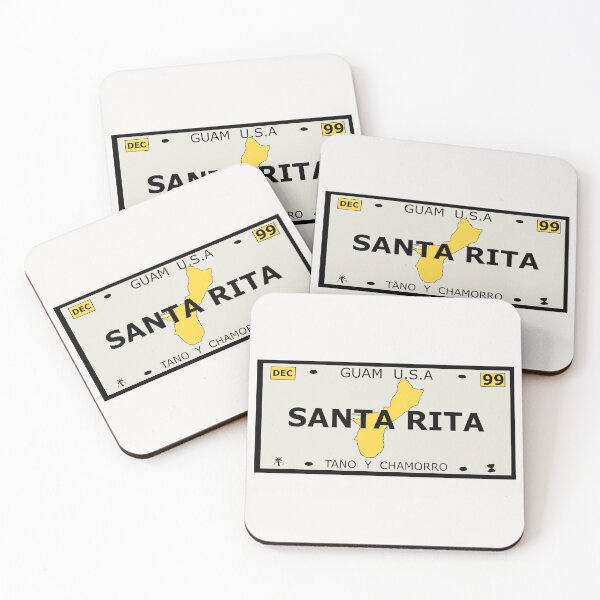 Item preview, Guam Vanity Plate "SANTA RITA" designed and sold by joeymesa70.
