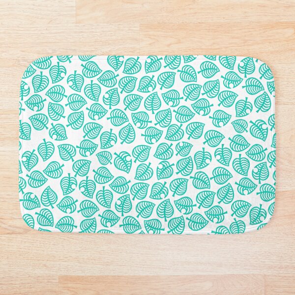 Nook Leaf White Bath Mat