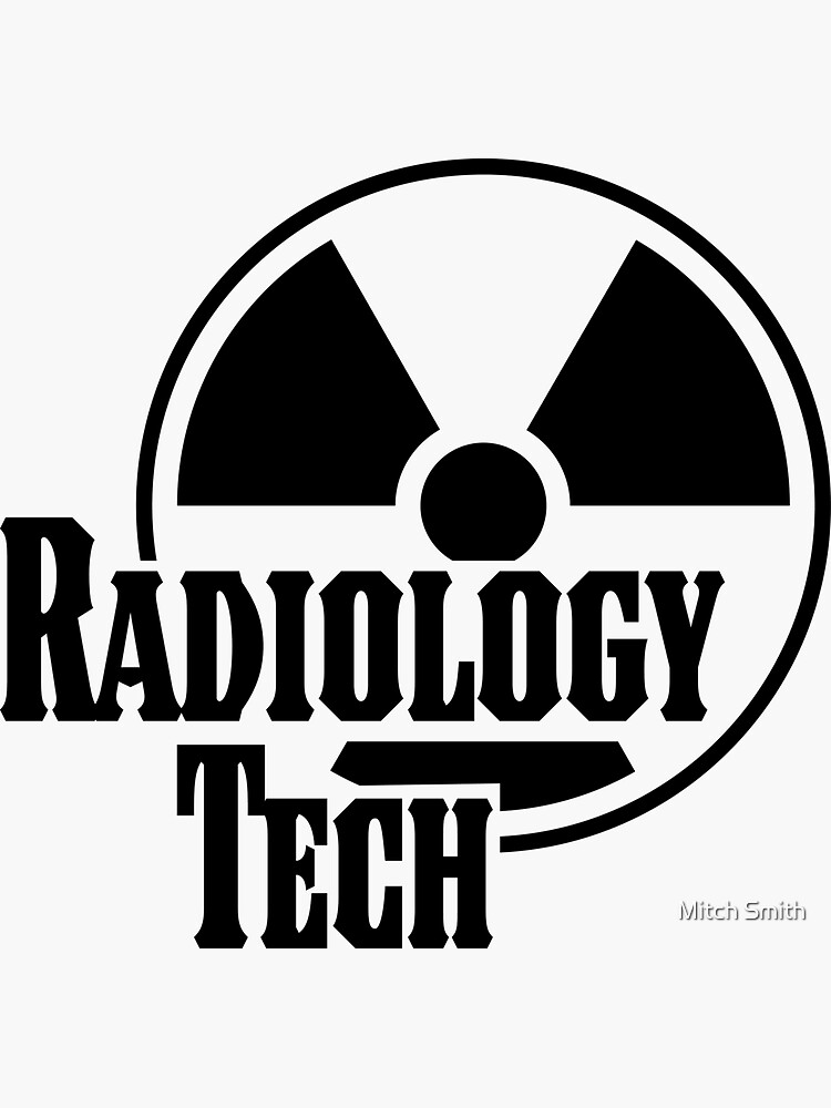 "Radiology Tech" Sticker by mitchell525 Redbubble