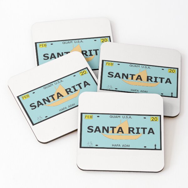 Item preview, Guam Vanity Plate "SANTA RITA" designed and sold by joeymesa70.